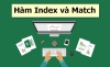 Cách sử dụng hàm index và match - how to use index and match in excel